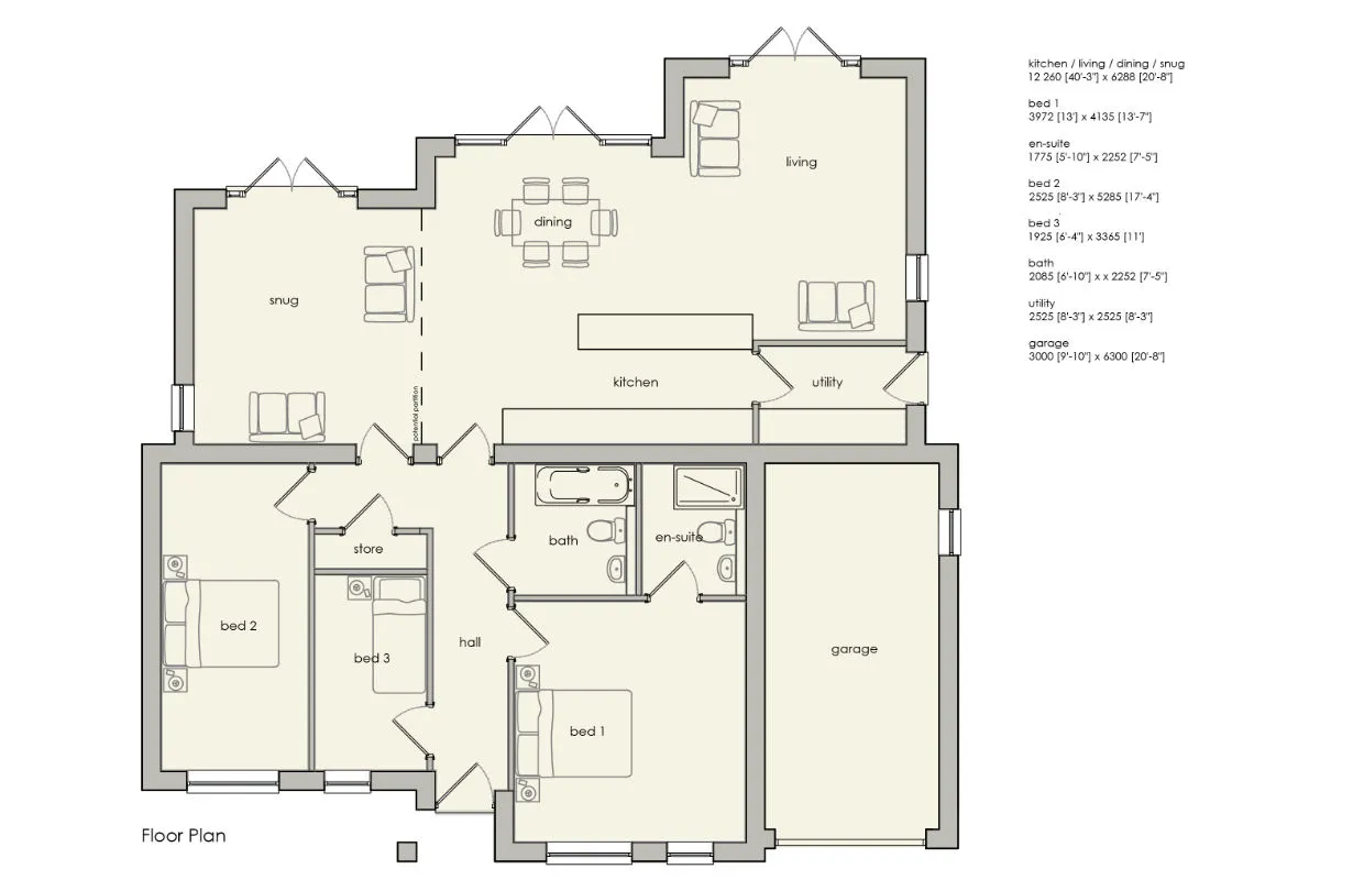 Park Lane Floors Plans | Dukeries Homes Ltd