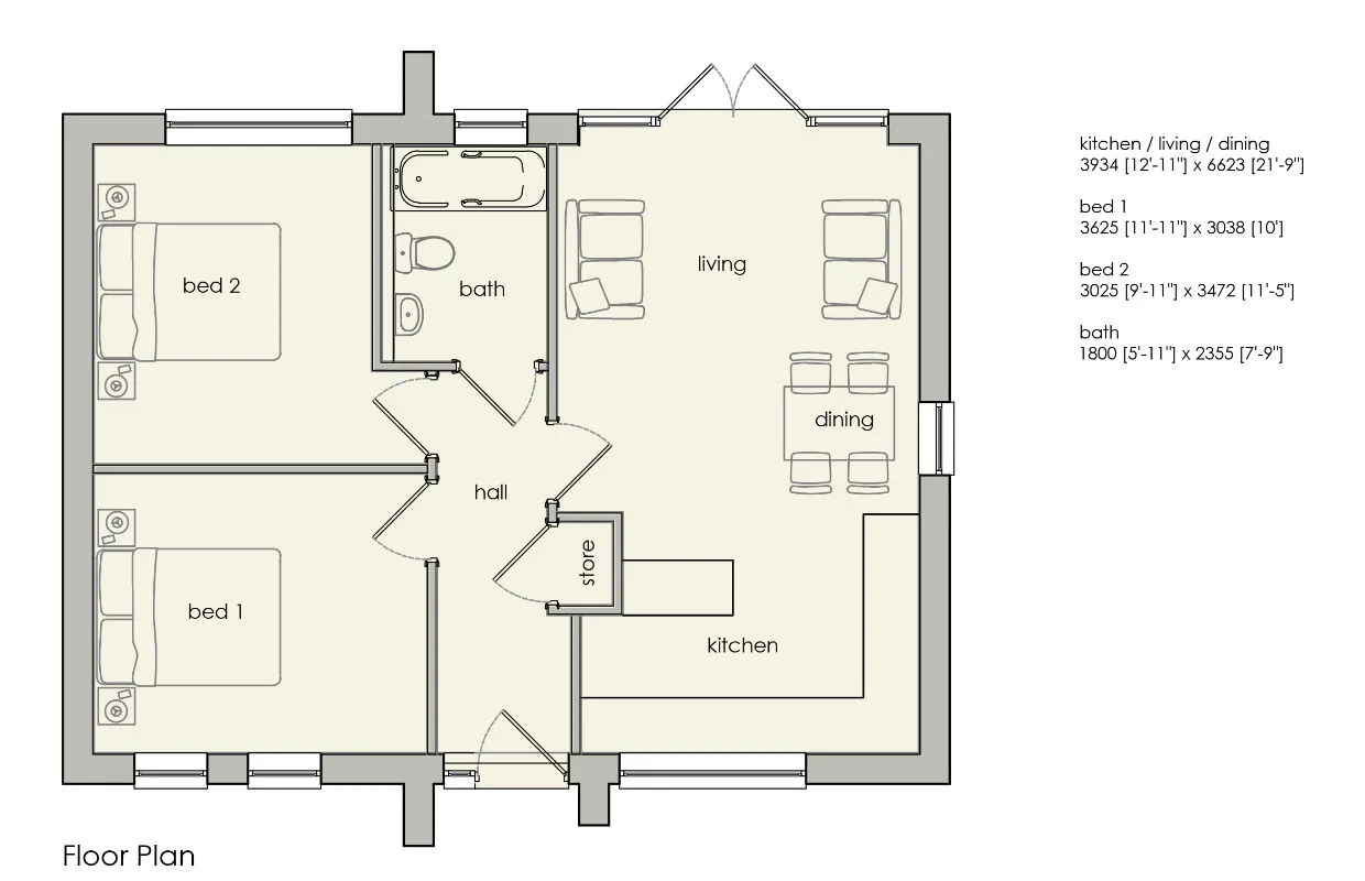 Park Lane Floors Plans | Dukeries Homes Ltd