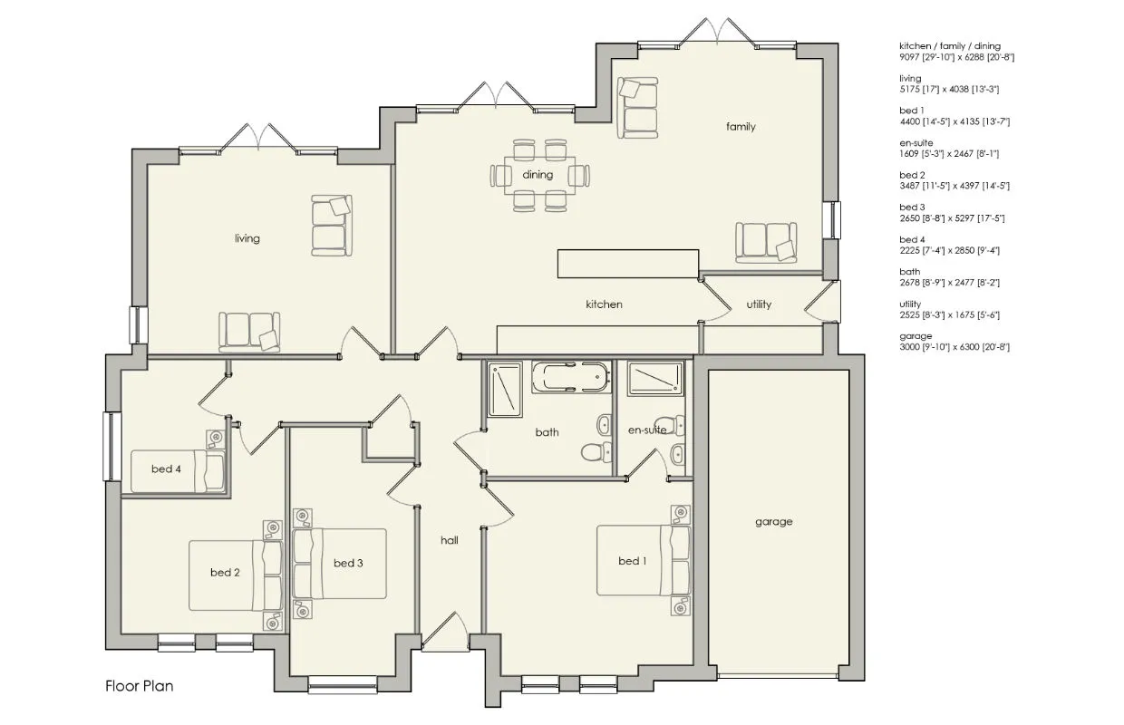 Park Lane Floors Plans | Dukeries Homes Ltd