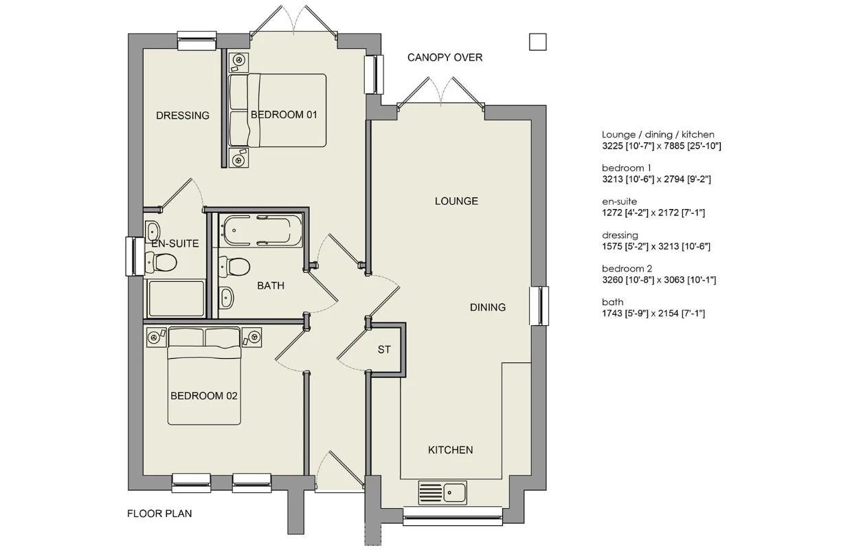 Park Lane Floors Plans | Dukeries Homes Ltd