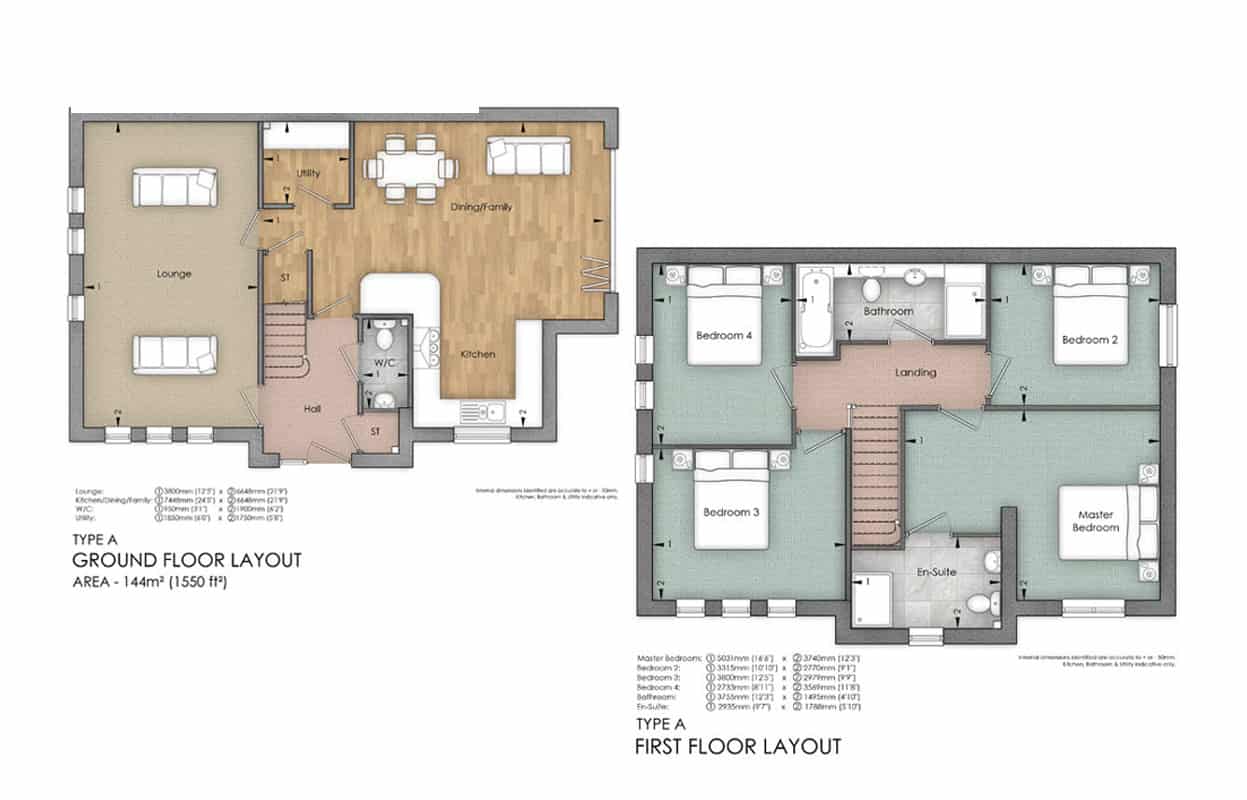 Windsor Floors Plans | Dukeries Homes Ltd
