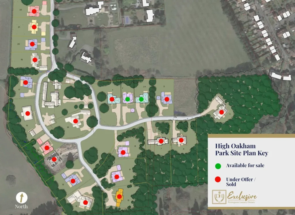 High Oakham Park Site Plan January 2026 | Dukeries Exclusive